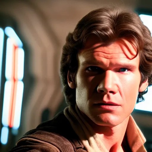 Film still of Han Solo, from Doctor Who (20052010) Stable Diffusion