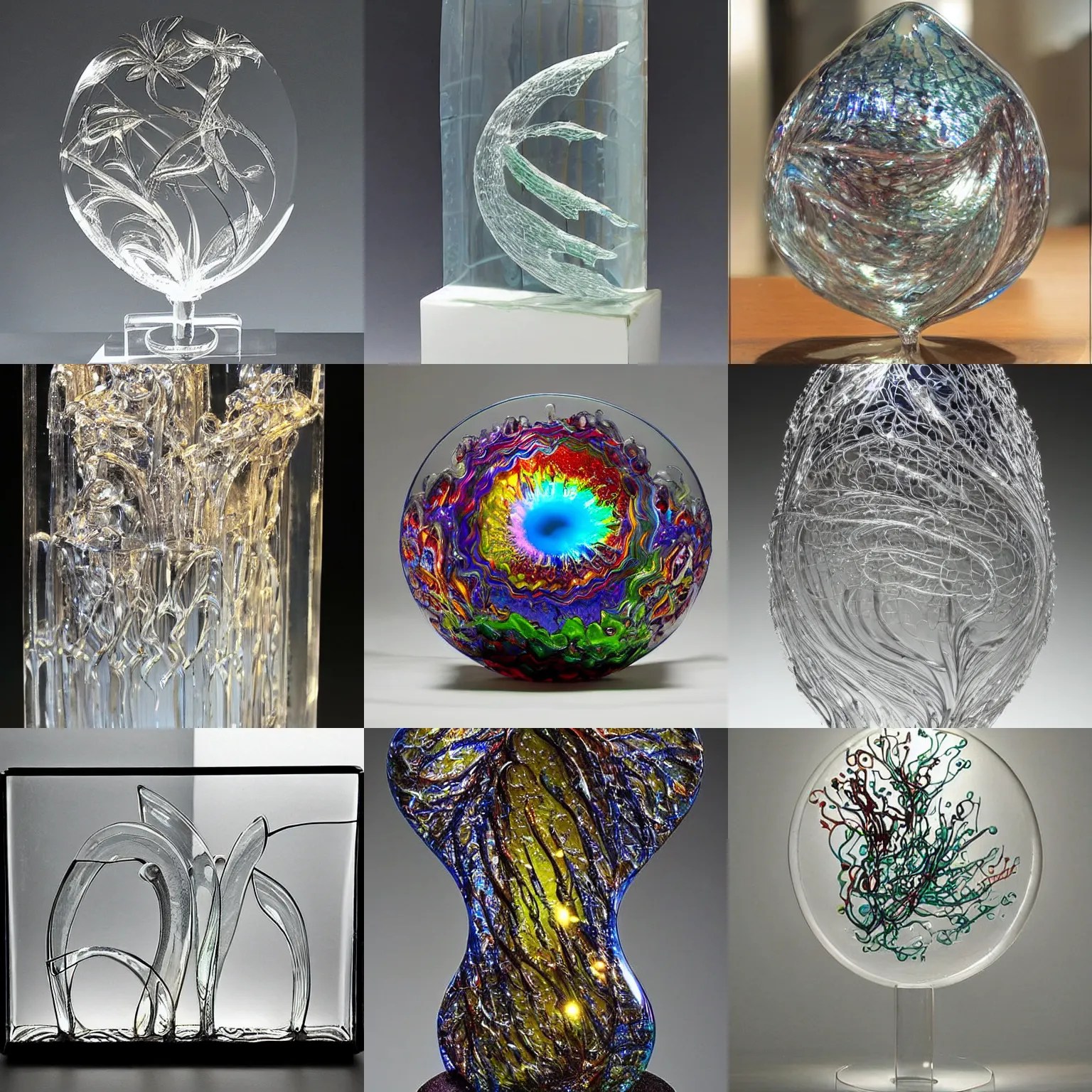 beautiful glass sculpture, high detail Stable Diffusion OpenArt