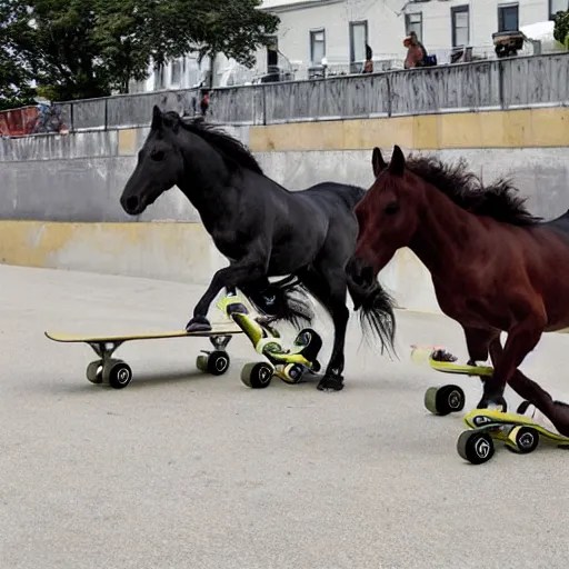 horses skateboarding Stable Diffusion OpenArt