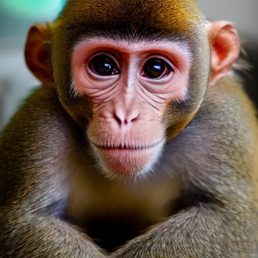 monkey tilting his head watching tv Stable Diffusion OpenArt