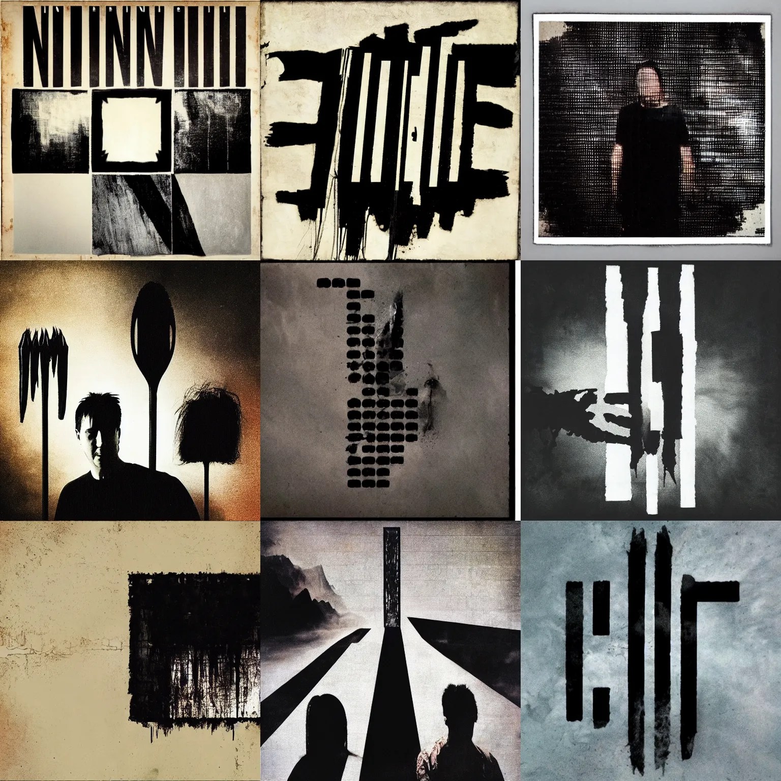 a nine inch nails album cover Stable Diffusion OpenArt