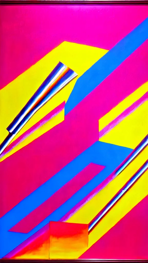 an airbrush painting by James Rosenquist behance Stable Diffusion