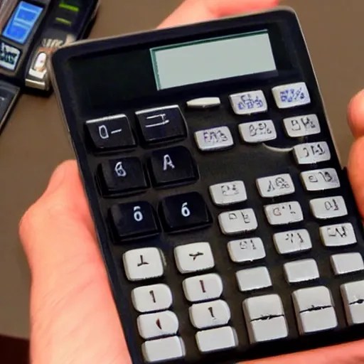 Playing GTA 5 on a calculator Stable Diffusion