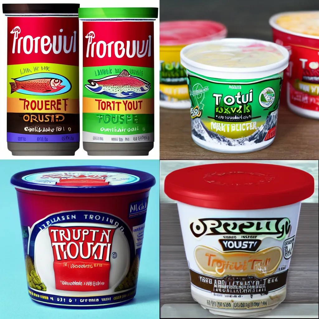 trout flavored yogurt. Stable Diffusion OpenArt