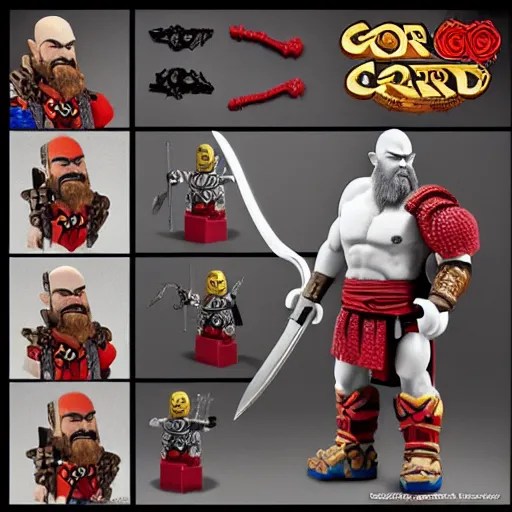 kratos from god of war, lego set Stable Diffusion OpenArt