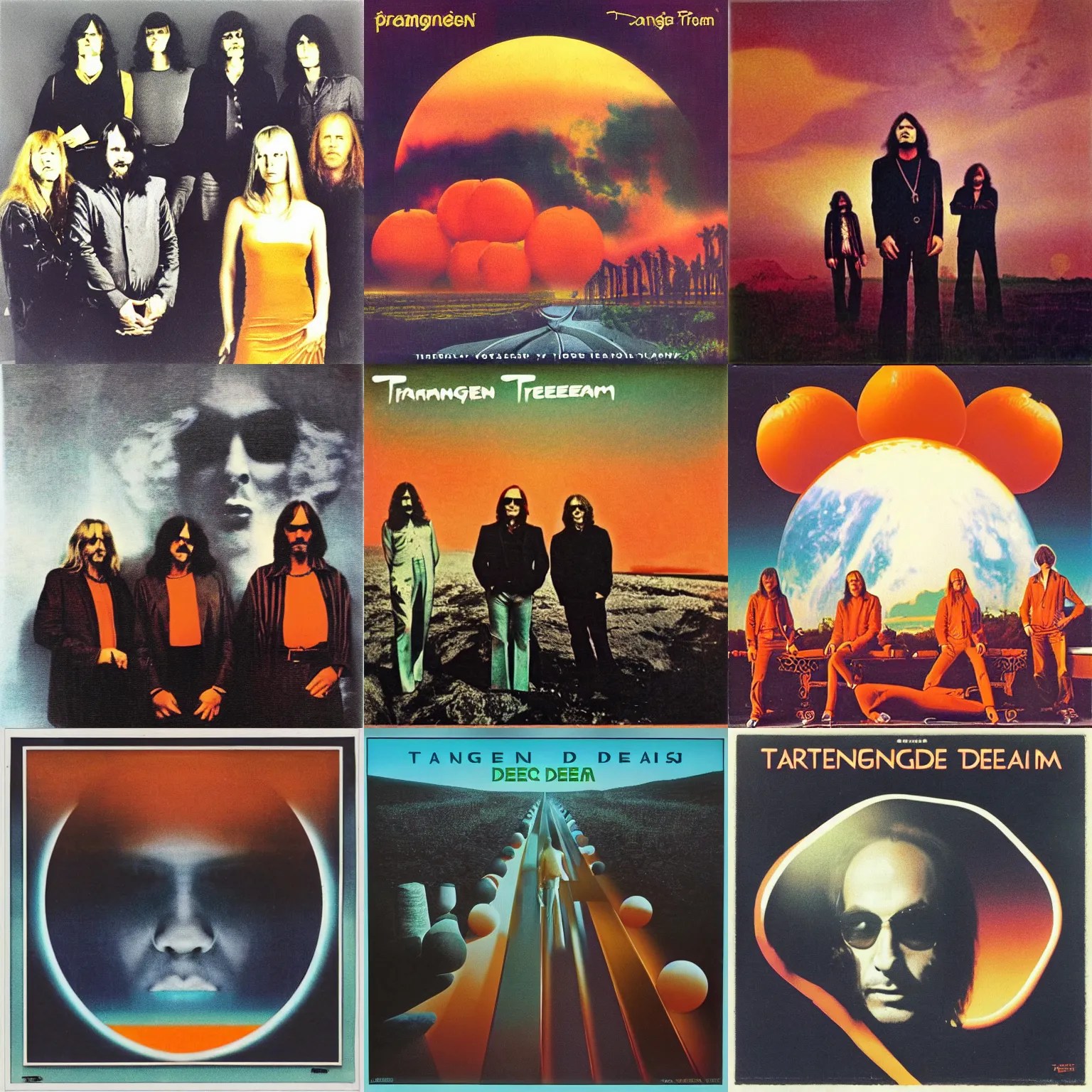 Tangerine Dream Album Cover, 1970s Stable Diffusion OpenArt