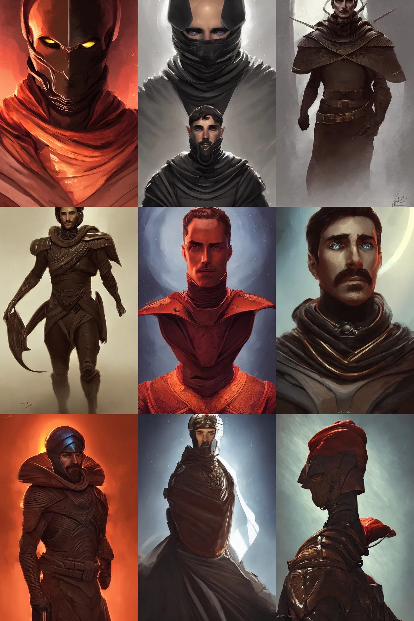 digital painting of duke leto atreides by cedric Stable Diffusion