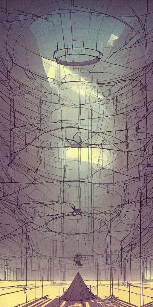 underground huge experimental water tanks , mysterious Stable