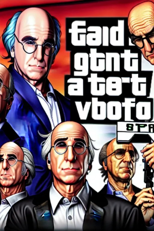 gta cover art with larry david Stable Diffusion OpenArt