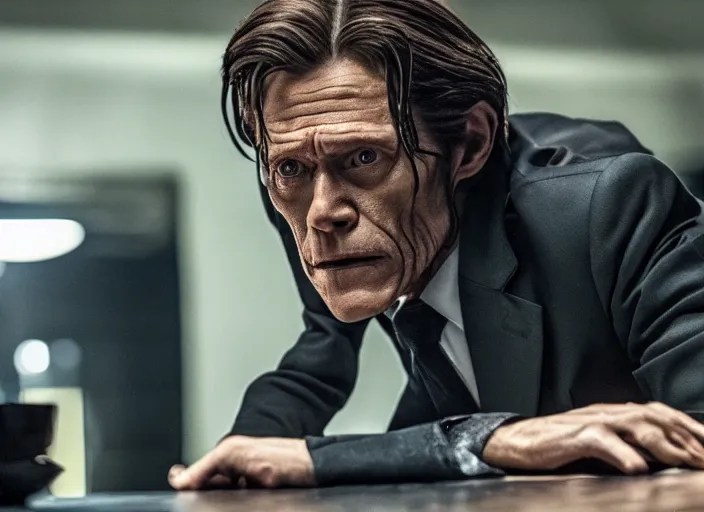 willem dafoe, movie still, from the new john wick Stable Diffusion