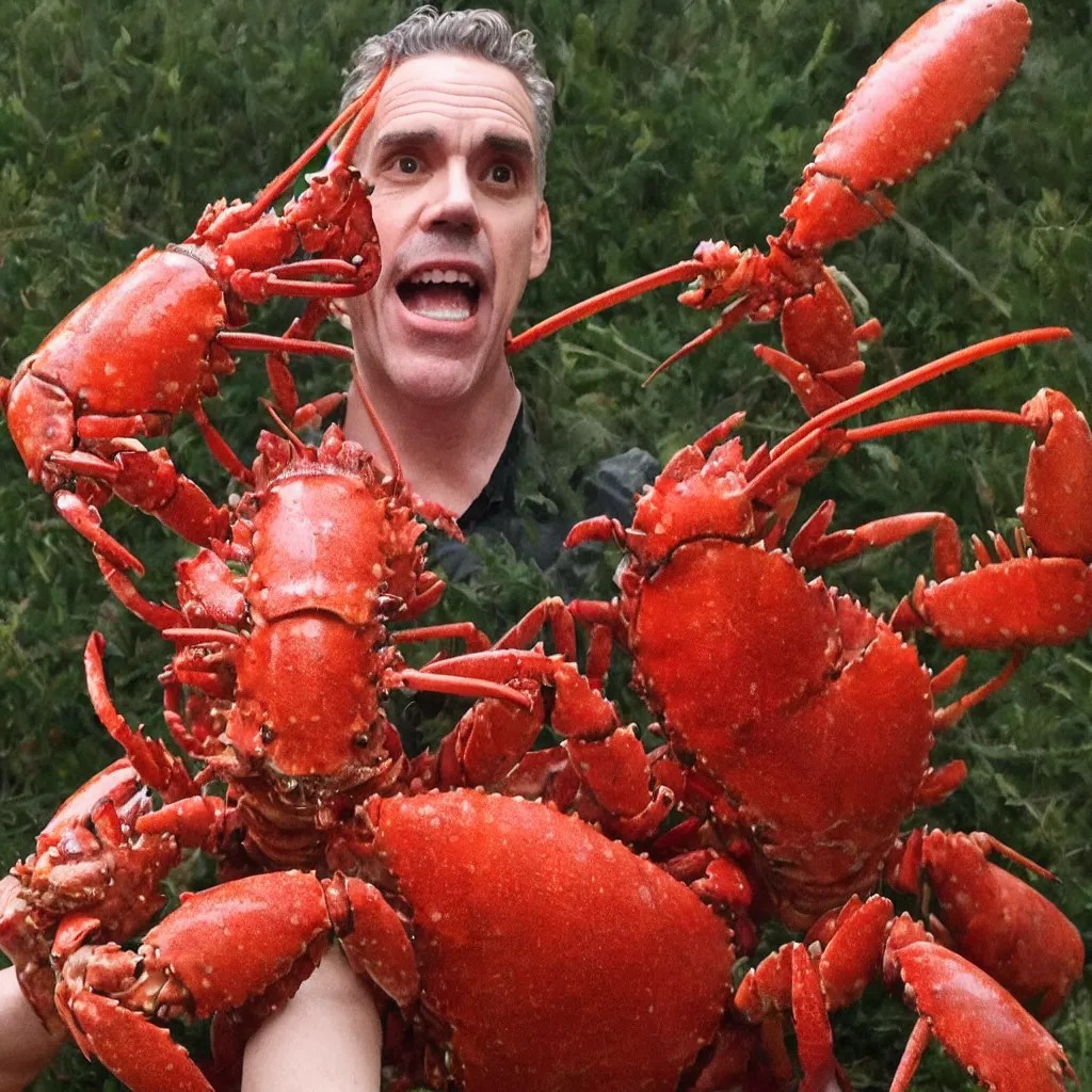 Jordan Peterson as a lobster Stable Diffusion OpenArt