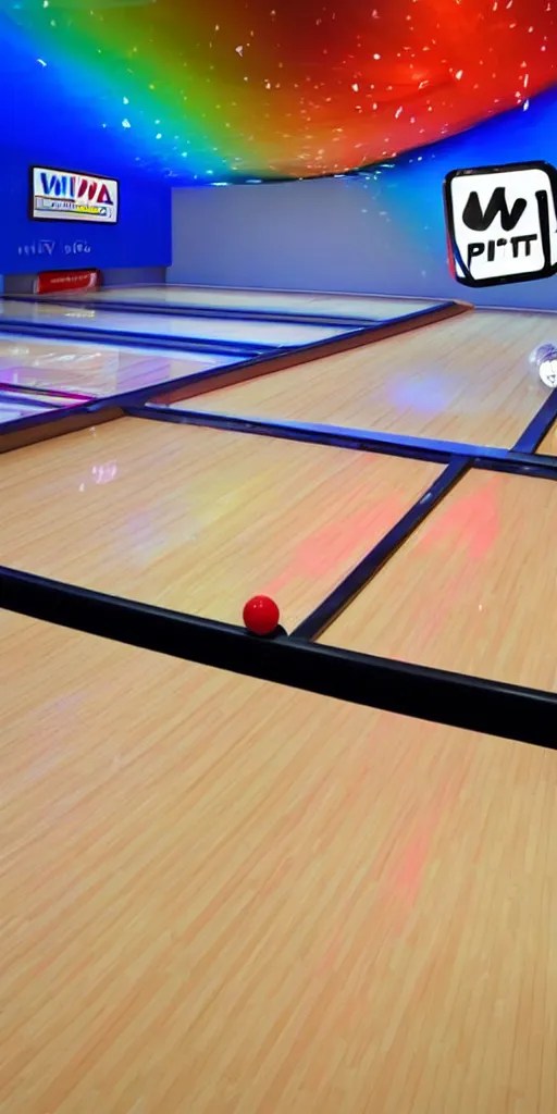 Wii Sports Bowling Alley Stable Diffusion
