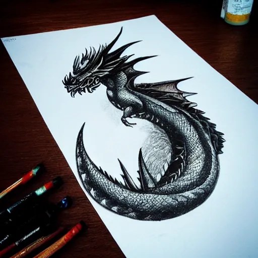 “fire breathing dragon, Anamorphic Drawing” Stable Diffusion OpenArt