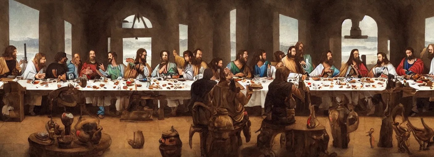 the last supper with star wars characters. Stable Diffusion OpenArt