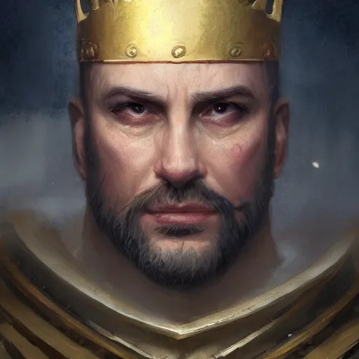 John TotalBiscuit Bain as the god king emperor, Stable Diffusion