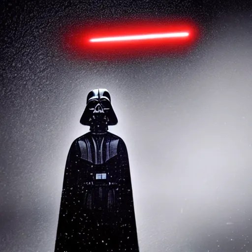 darth vader screaming to the sky, fine details, heavy Stable