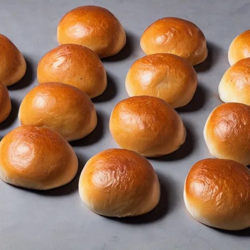very soft and toasted buns, perfectly cooked, no Stable Diffusion