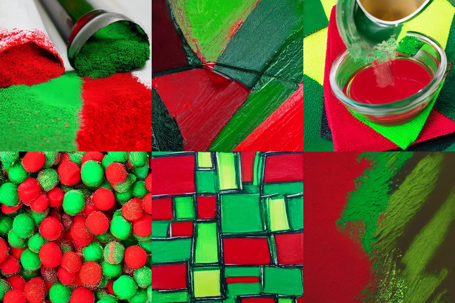 mixing red and green color Stable Diffusion OpenArt