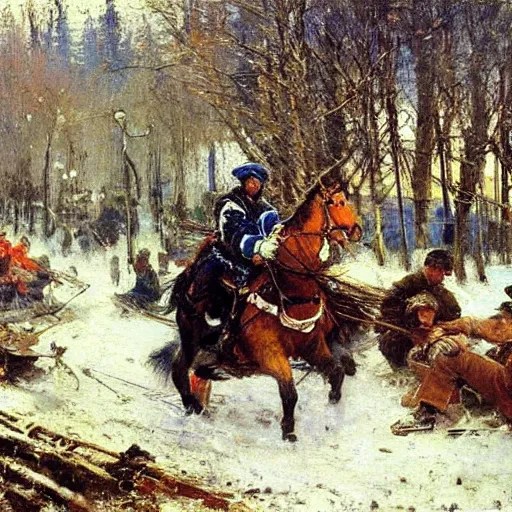 painting masterpiece by and surikov, Stable Diffusion