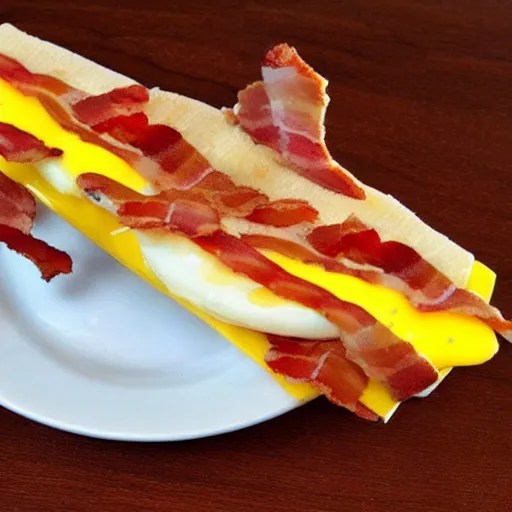 airplanes made out of bacon, egg, and cheese Stable Diffusion OpenArt
