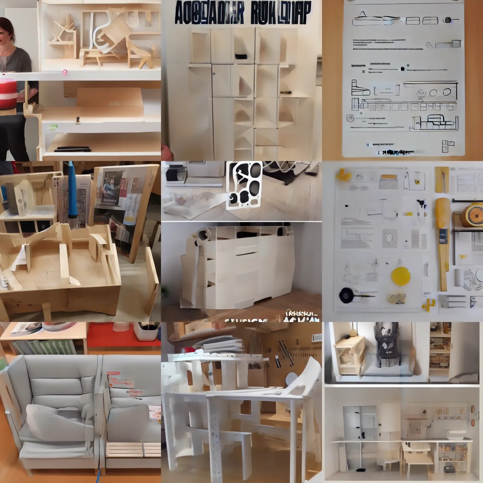 Ikea instructions to assemble a powerful magical Stable Diffusion