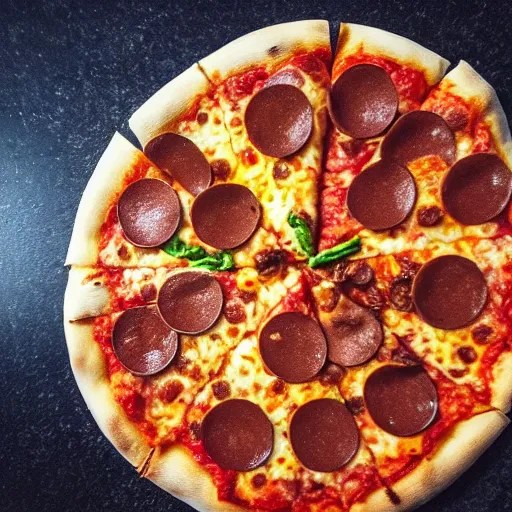 a photo of worst pizza ever imaginable, food photo, Stable Diffusion