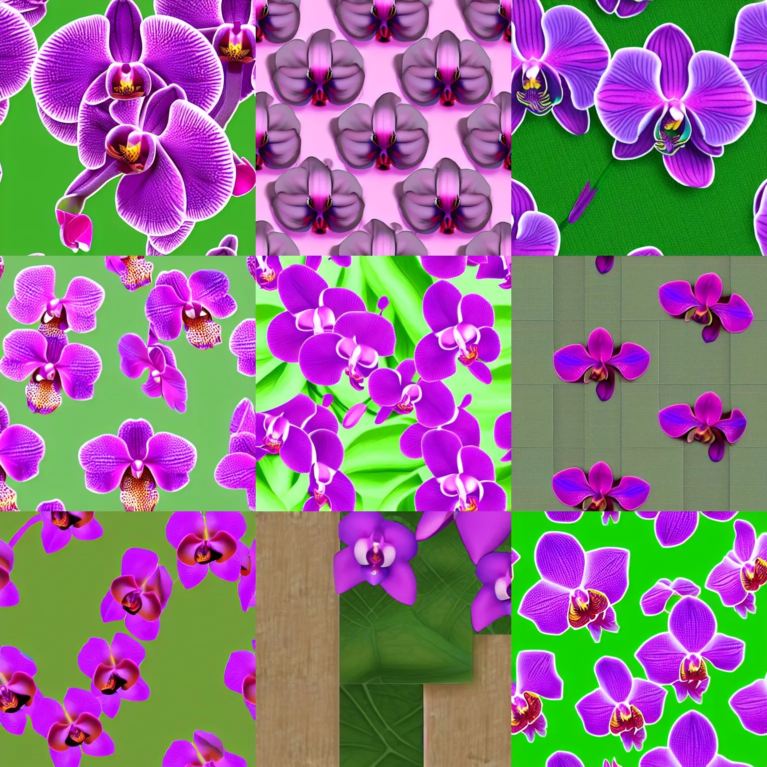 seamless texture of orchid from the sims 4 Stable Diffusion OpenArt