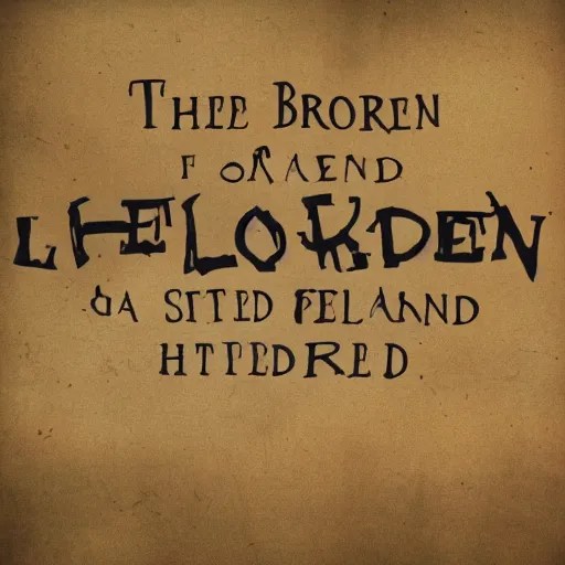 the land of broken dreams and shattered hopes Stable Diffusion OpenArt
