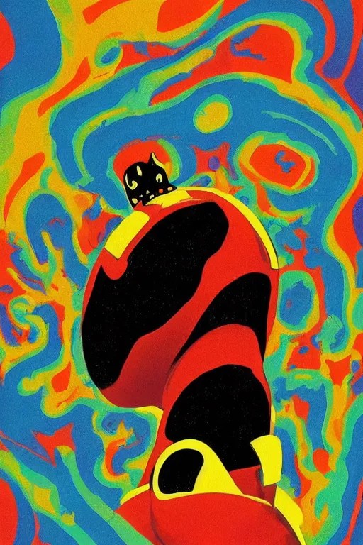 bajadasaurus black earth guard, art by vaughn bode, Stable Diffusion