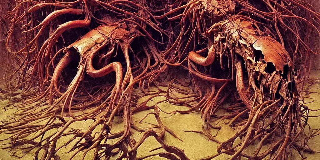 scorpions!!!!!!!!!!! crawling through the cavities of Stable