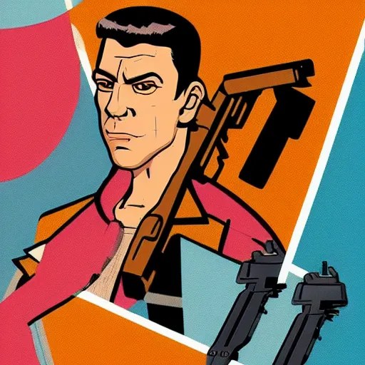 FXX archer tv show character art Stable Diffusion