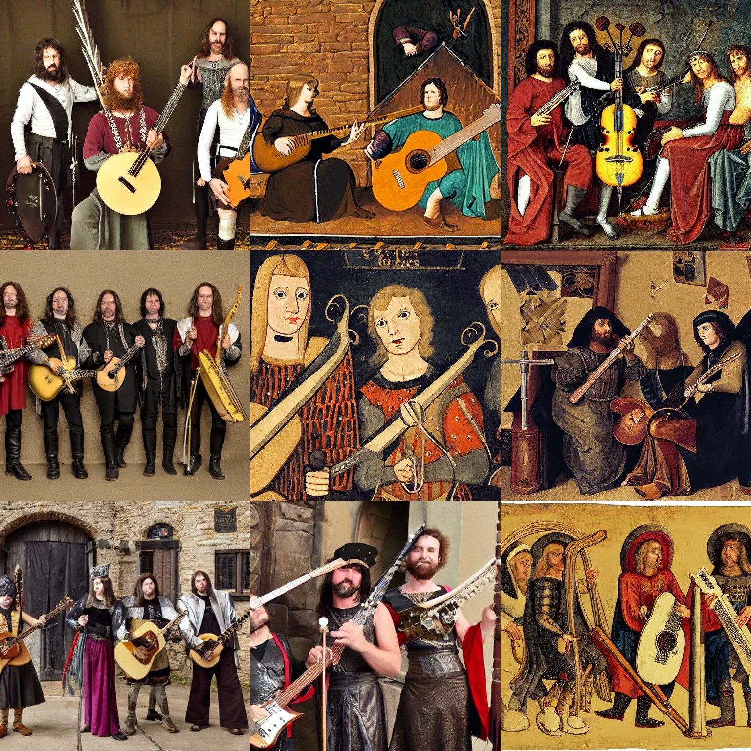 A medieval rock and roll lute band Stable Diffusion OpenArt