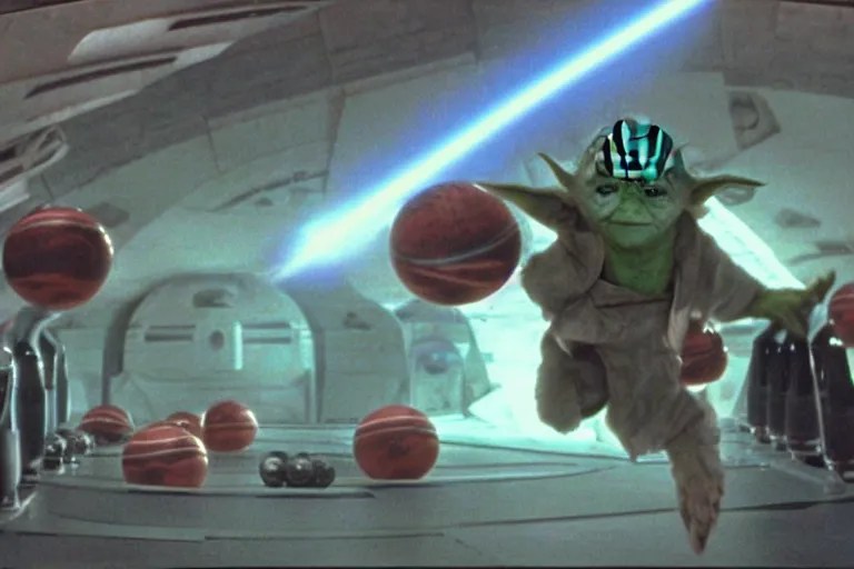 A movie shot from Star Wars The Empire Strikes Back on Stable