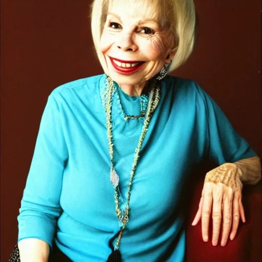Portrait of Louise Hay Stable Diffusion