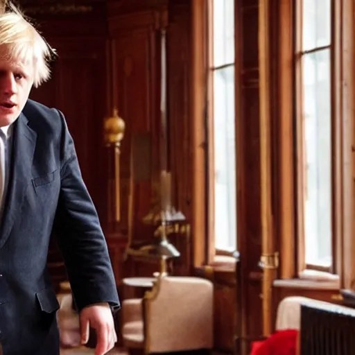 movie scene boris johnson ussr kgb agent, Stable Diffusion OpenArt