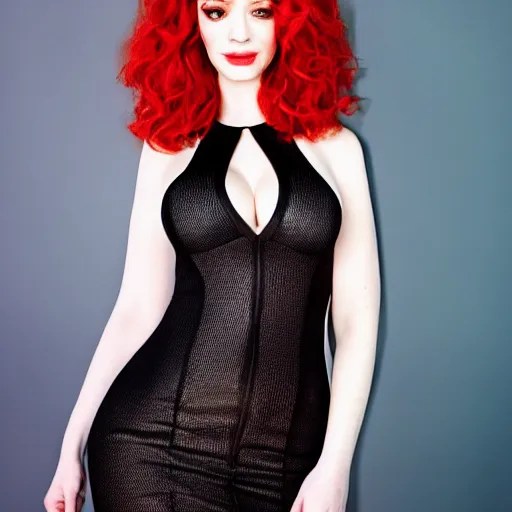 photo of a christina hendricks, realistic, Stable Diffusion