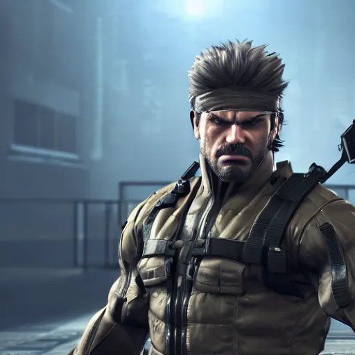 solid snake, tekken 7, unreal engine, octane render, Stable Diffusion OpenArt