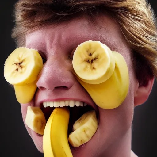 bananas explode on face Stable Diffusion OpenArt