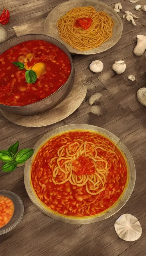 a human fruit covered with molds and wearing pasta, Stable Diffusion