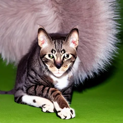 a feline bat cat hybrid, animal photography Stable Diffusion