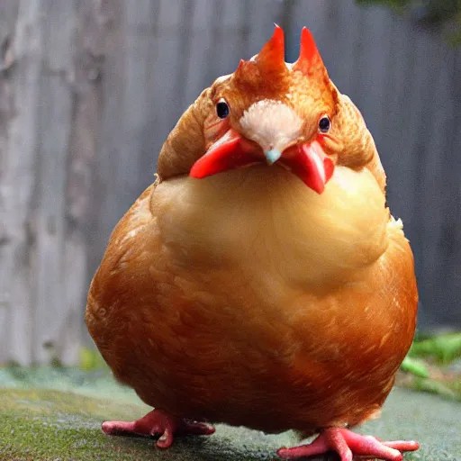 fat chicken Stable Diffusion