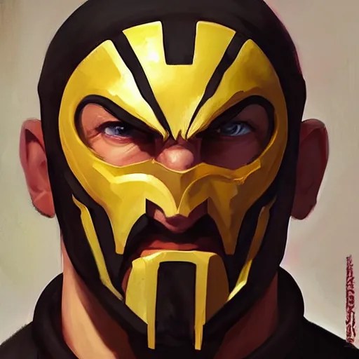 greg manchess portrait painting of jax from mortal Stable Diffusion