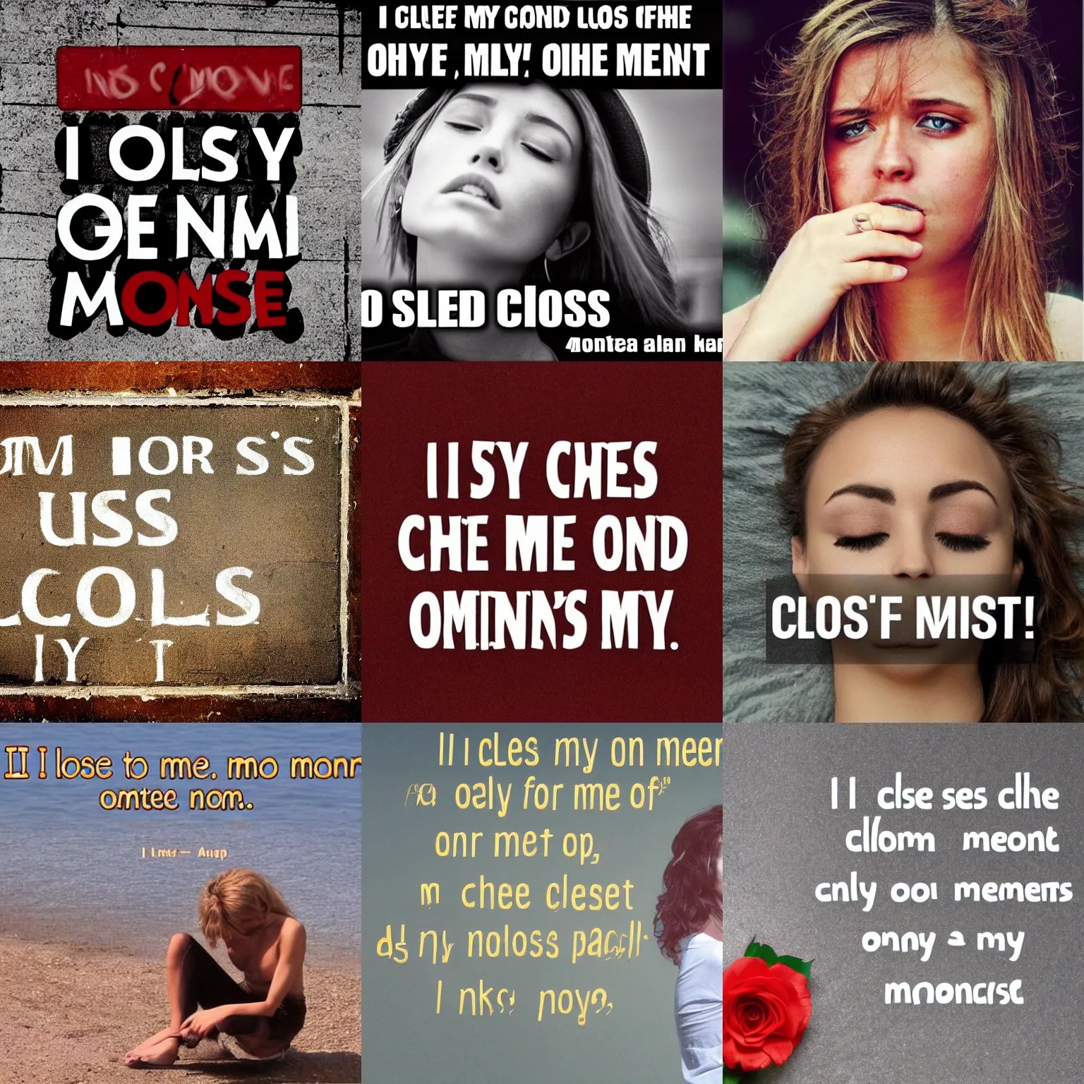 I close my eyes, only for a moment and the moment's Stable Diffusion