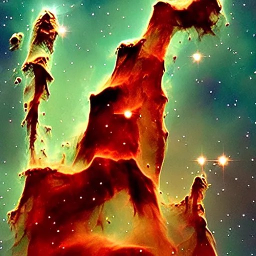 pillars of creation Stable Diffusion OpenArt