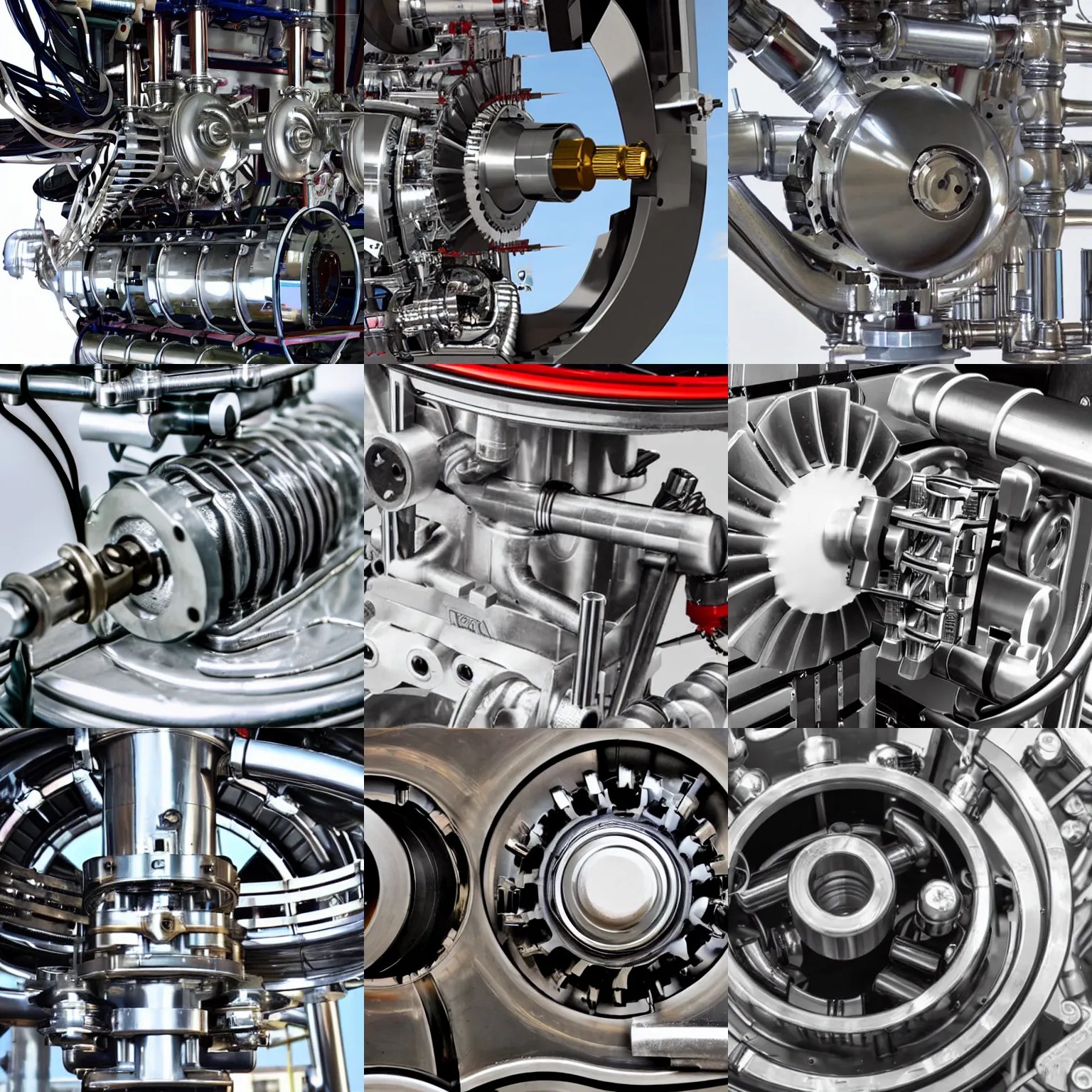 closeup photo of antigravity engine Stable Diffusion