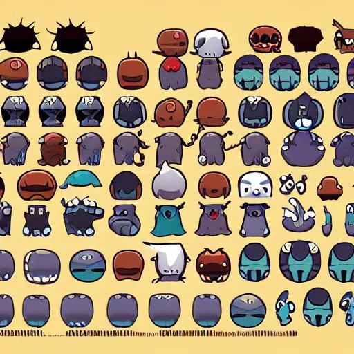 binding of isaac game asset vector creature Stable Diffusion OpenArt