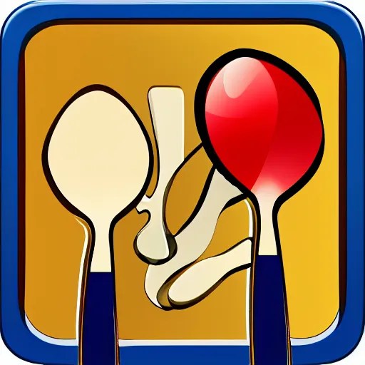 spoons in a box, app icon Stable Diffusion OpenArt