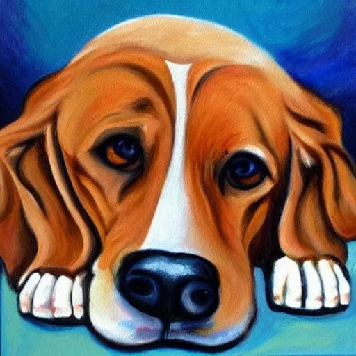 a painting of a dog painting a dog Stable Diffusion OpenArt