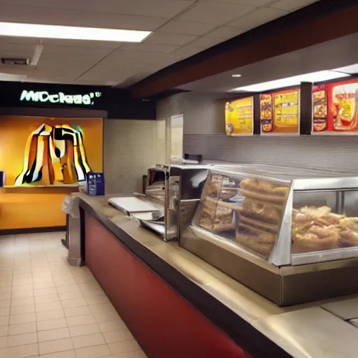 mcdonalds in the backrooms Stable Diffusion OpenArt