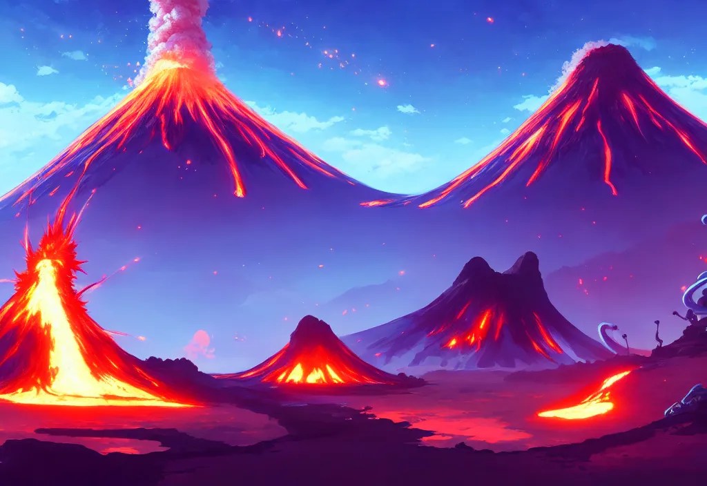Discover 83+ anime volcano eruption super hot in.cdgdbentre
